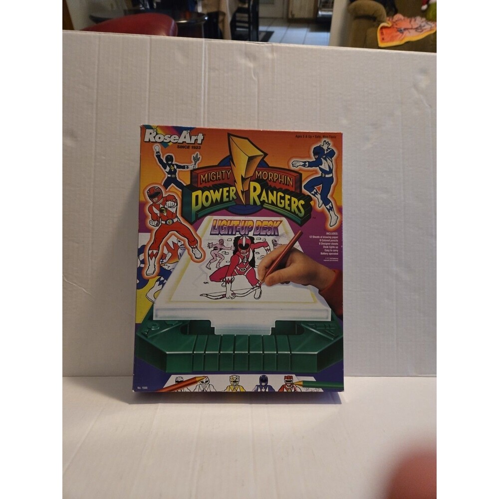 Mighty Morphin Power Rangers 1994 Light-Up Desk